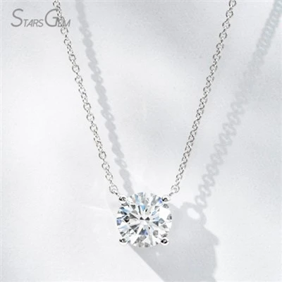 Laboratwa Diamond Gold Pendant kolye
